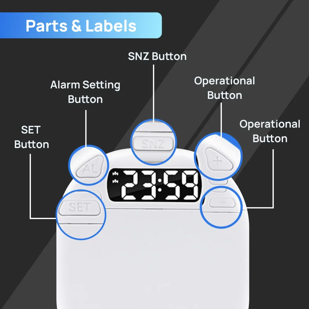 Vibrating Alarm Clock